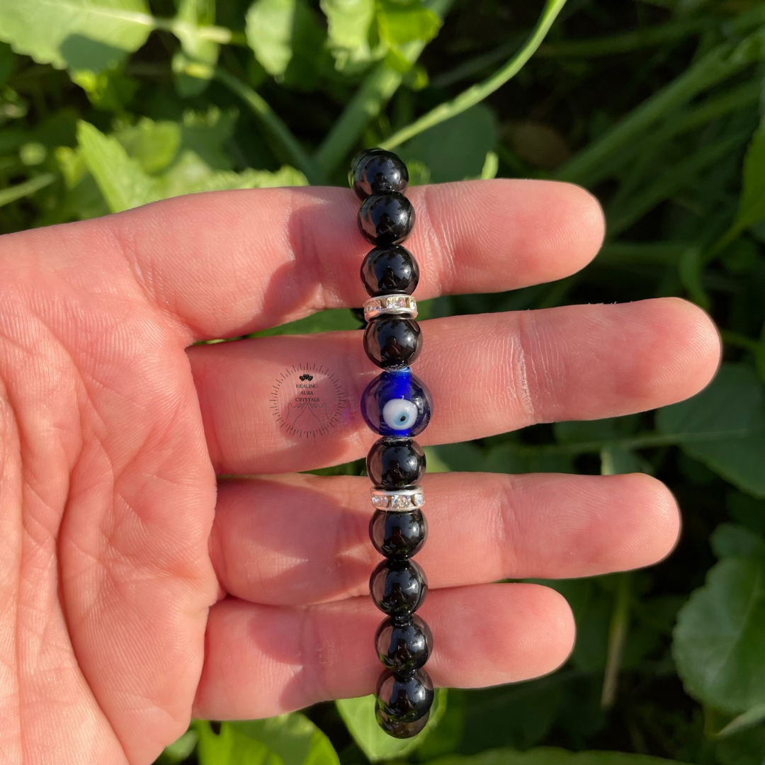 Evil Eye & Black Onyx Bracelet