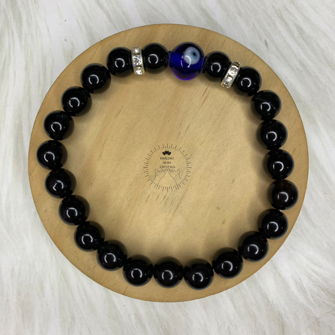 Evil Eye & Black Onyx Bracelet