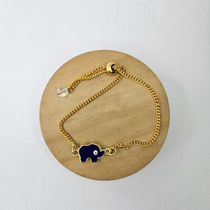 Elephant Evil Eye Bracelet