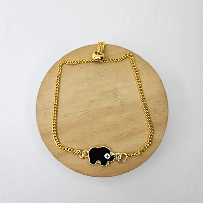 Elephant Evil Eye Bracelet