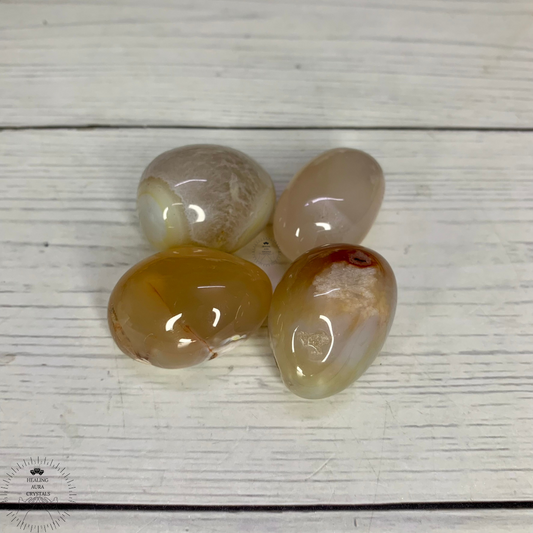 Flower Agate Tumble