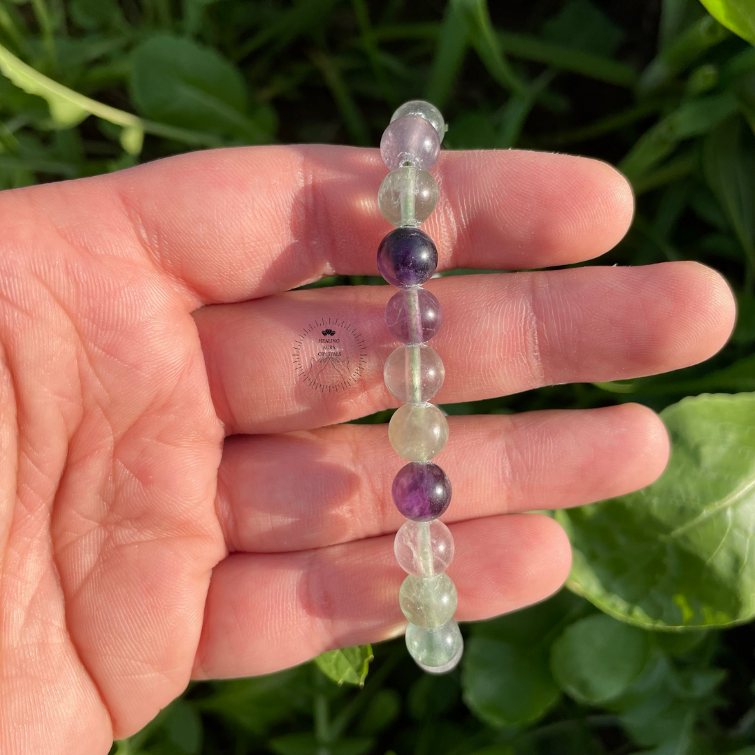 Fluorite Bracelet For Harmonizing Spiritual Energy – Trucrystals.in