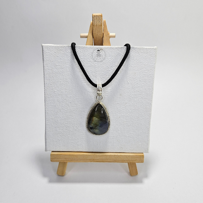 Labradorite Drop Shape Pendant