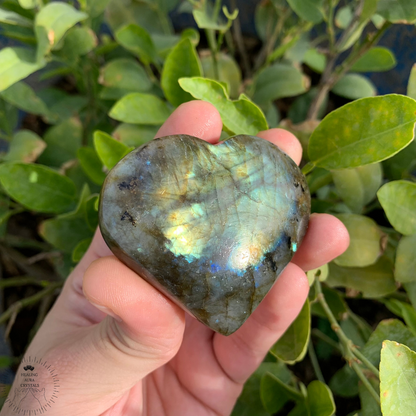 Labradorite Premium Heart