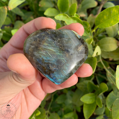 Labradorite Premium Heart