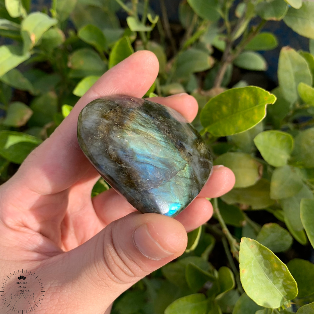 Labradorite Premium Heart