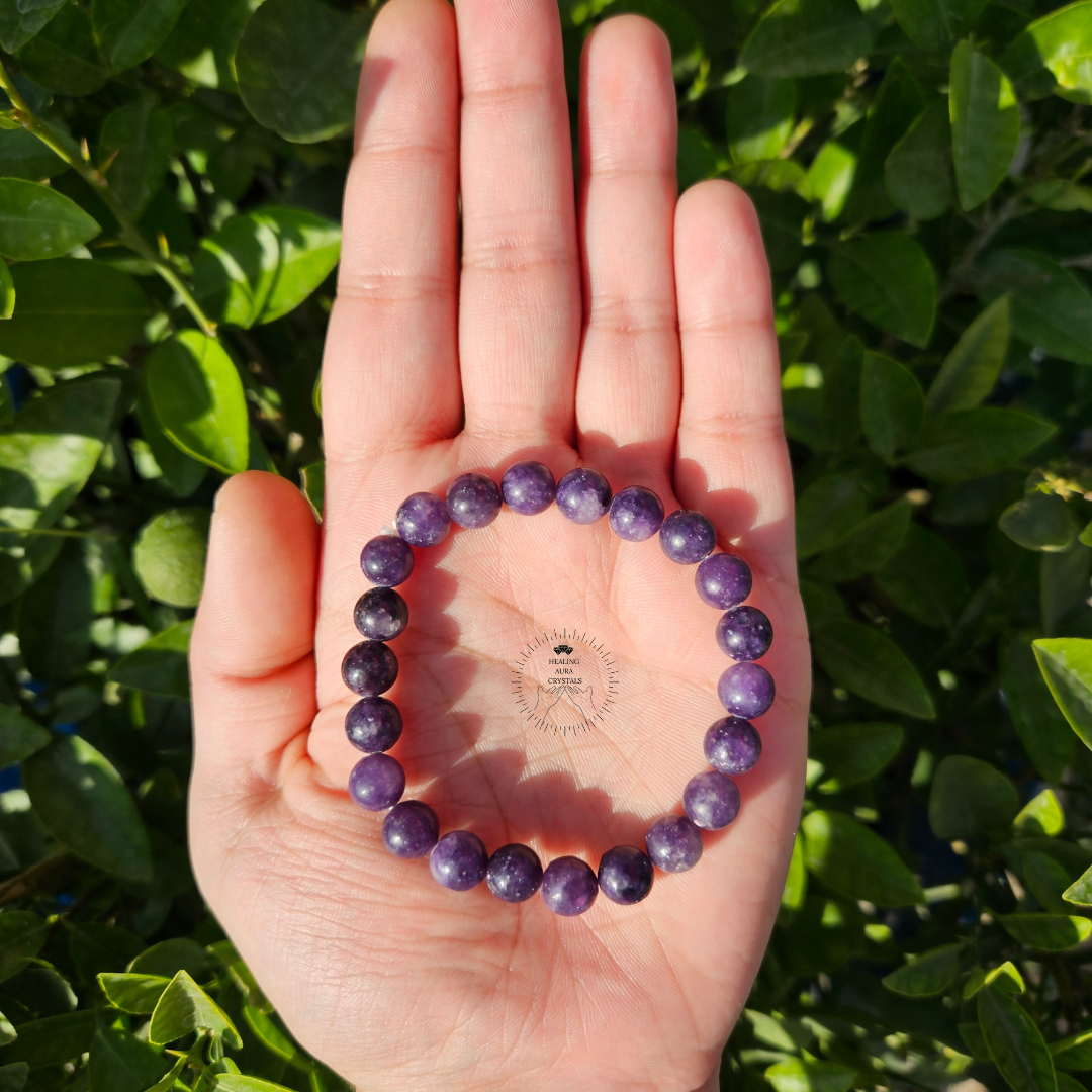 Lepidolite Bracelet for Nurturing Energy, Healing, and Transition — That  Mishi Magick
