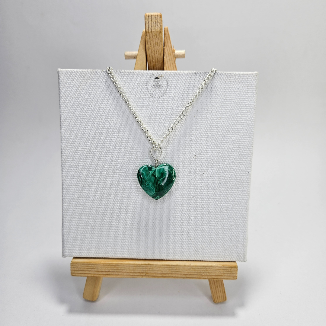 Malachite Heart Pendant (मैलाकाइट दिल लॉकेट) | Buy Heart Locket
