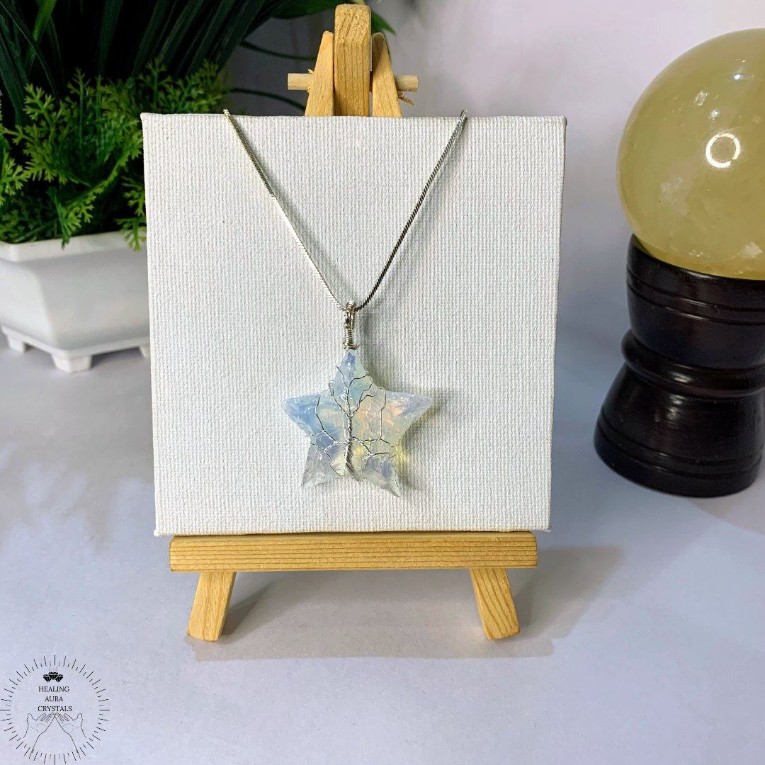 Opalite Star Pendant