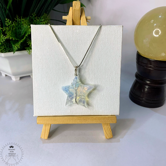Opalite Star Pendant