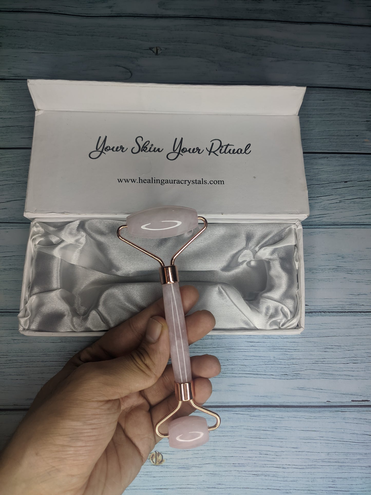 Rose Quartz Facial Roller