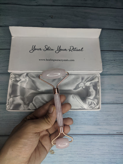 Rose Quartz Facial Roller