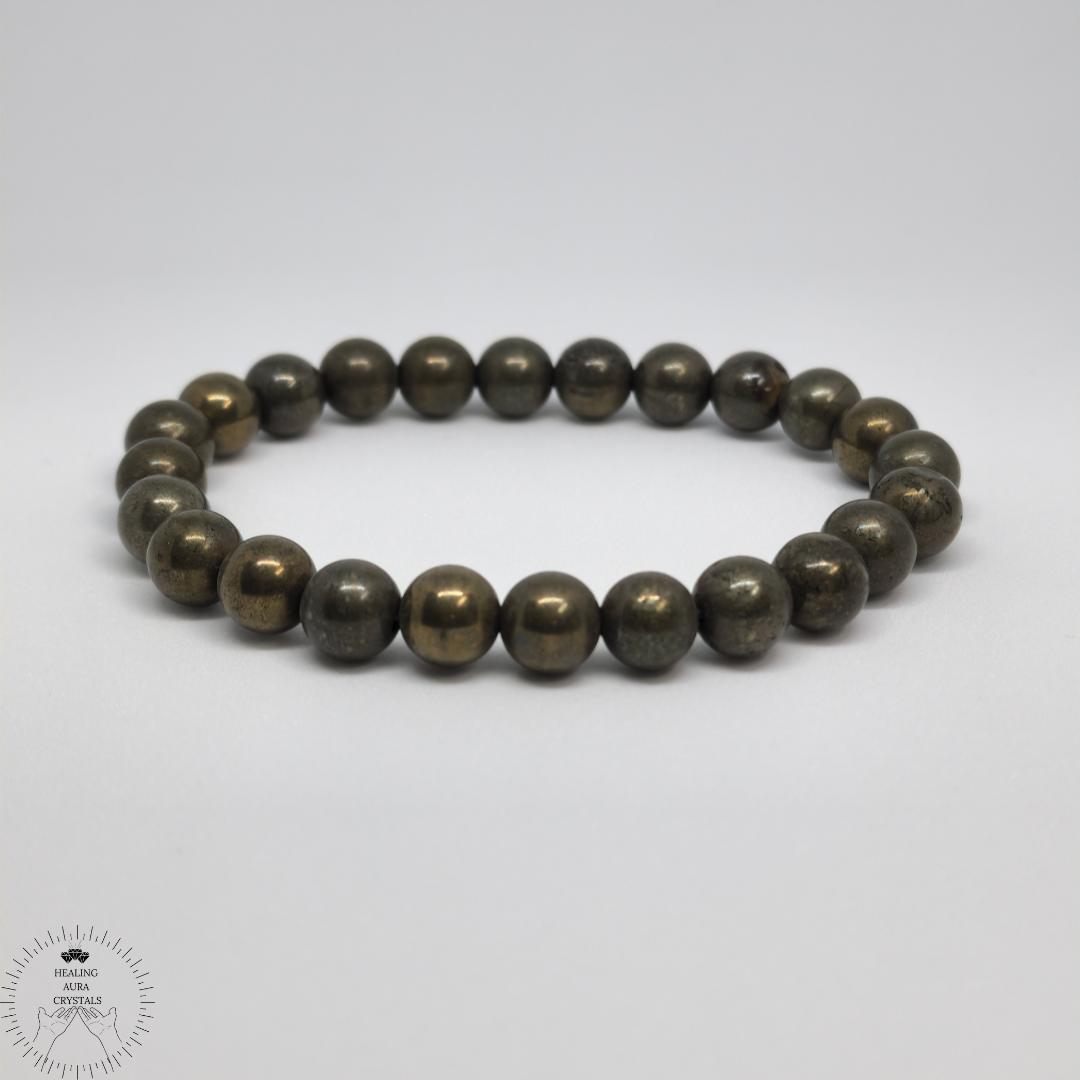 Pyrite Bracelet (8mm) - Premium Quality