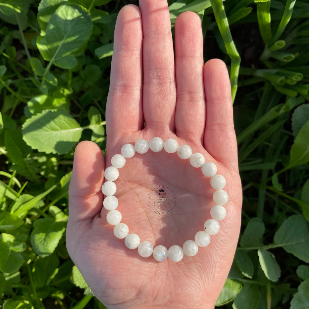 Rainbow Moonstone Bracelet