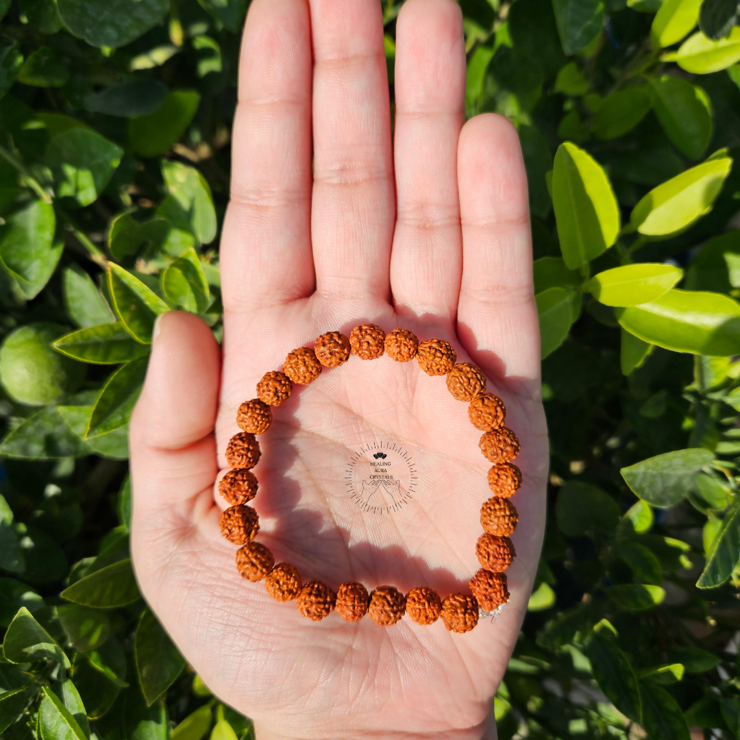 Rudraksha Natural Bracelet- Five Faced