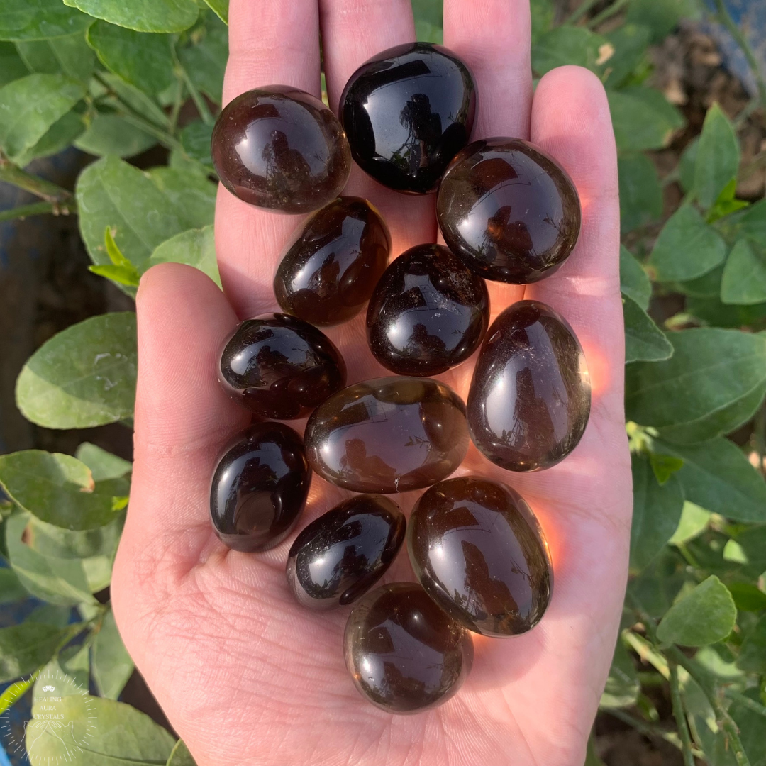 Smoky Quartz Tumble- Premium Quality