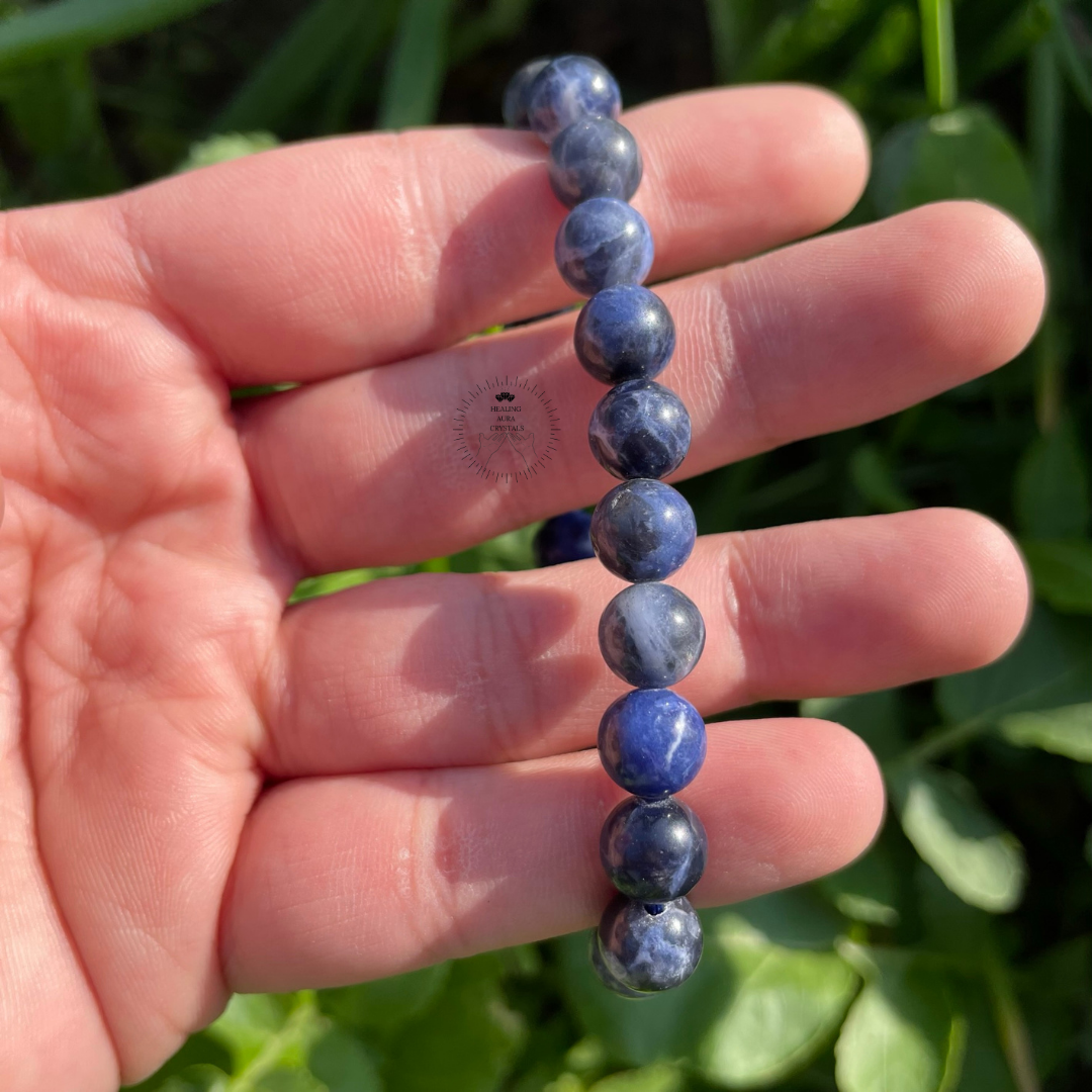 Sodalite Bracelet- Premium Quality (8mm)