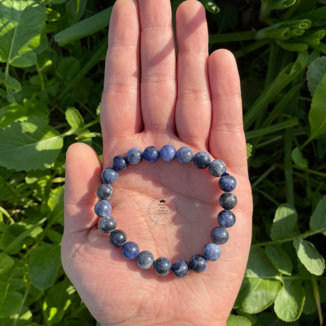 Sodalite Bracelet- Premium Quality (8mm)